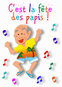 Papi danse et fait la fête à la plage